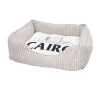 Panier pour Chien et Chat Rembourré - Cairo Minimalist Le Caire Egypte Voyage Culture - Lit Confortable avec Coussin Déhoussable et Lavable Couchage Moelleux Imprimé en France Base Antidérapante