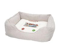 Panier pour Chien et Chat Rembourré - Canada Is Calling Me Architecture Toronto Montreal - Lit Confortable avec Coussin Déhoussable et Lavable Couchage Moelleux Imprimé en France Base Antidérapante
