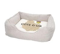 Panier pour Chien et Chat Rembourré - Côte-d'Or 21 Departement Dijon Carte Ancienne Bourgogne - Lit Confortable avec Coussin Déhoussable et Lavable Couchage Moelleux Imprimé en France Base
