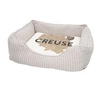 Panier pour Chien et Chat Rembourré - Creuse 23 Departement Carte Ancienne Rare Nouvelle Aquitaine - Lit Confortable avec Coussin Déhoussable et Lavable Couchage Moelleux Imprimé en France Base