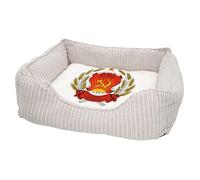 Panier pour Chien et Chat Rembourré - Ecusson Partie Communiste URSS Russie Vintage - Lit Confortable avec Coussin Déhoussable et Lavable Couchage Moelleux Imprimé en France Base Antidérapante