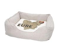 Panier pour Chien et Chat Rembourré - Eure 27 Departement Evreux Carte Ancienne Normandie - Lit Confortable avec Coussin Déhoussable et Lavable Couchage Moelleux Imprimé en France Base Antidérapante
