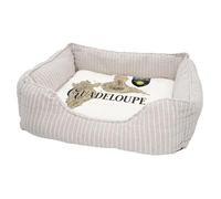Panier pour Chien et Chat Rembourré - Guadeloupe 971 Département Ile Carte Ancienne Rare - Lit Confortable avec Coussin Déhoussable et Lavable Couchage Moelleux Imprimé en France Base Antidérapante