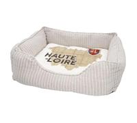 Panier pour Chien et Chat Rembourré - Haute Loire 43 Departement Le puy en Velay Carte Ancienne Rare - Lit Confortable avec Coussin Déhoussable et Lavable Couchage Moelleux Imprimé en France Base