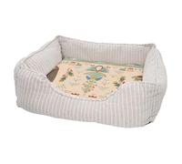 Panier pour Chien et Chat Rembourré - Hieroglyphe Ancien Egypte Motif Egyptien Ancien Symboles - Lit Confortable avec Coussin Déhoussable et Lavable Couchage Moelleux Imprimé en France Base