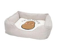 Panier pour Chien et Chat Rembourré - J'ai la Patate Expression Légumes Humour - Lit Confortable avec Coussin Déhoussable et Lavable Couchage Moelleux Imprimé en France Base Antidérapante