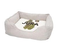 Panier pour Chien et Chat Rembourré - Jura 39 Departement Lons Carte Ancienne Franche Comté - Lit Confortable avec Coussin Déhoussable et Lavable Couchage Moelleux Imprimé en France Base Antidérapante