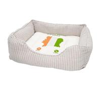 Panier pour Chien et Chat Rembourré - La Côte d'Ivoire M'Appelle Voyage Passion Culture - Lit Confortable avec Coussin Déhoussable et Lavable Couchage Moelleux Imprimé en France Base Antidérapante