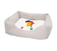 Panier pour Chien et Chat Rembourré - L'Afrique M'Appelle Voyage Passion Culture Tourisme - Lit Confortable avec Coussin Déhoussable et Lavable Couchage Moelleux Imprimé en France Base Antidérapante