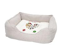 Panier pour Chien et Chat Rembourré - Le Portugal M'Appelle Culture Voyage Tourisme - Lit Confortable avec Coussin Déhoussable et Lavable Couchage Moelleux Imprimé en France Base Antidérapante