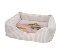 Panier pour Chien et Chat Rembourré - Mont Saint Michel Marée Basse Monument France Patrimoine Mondial - Lit Confortable avec Coussin Déhoussable et Lavable Couchage Moelleux Imprimé en France Base