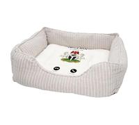 Panier pour Chien et Chat Rembourré - Nigeria Is Callling Me Coat of Arms History - Lit Confortable avec Coussin Déhoussable et Lavable Couchage Moelleux Imprimé en France Base Antidérapante