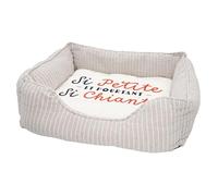Panier pour Chien et Chat Rembourré - Si Petite, et pourtant si Chiante Humour Blague - Lit Confortable avec Coussin Déhoussable Lavable Couchage Moelleux Imprimé en France Base Antidérapante