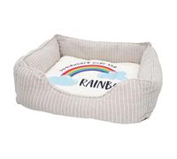 Panier pour Chien et Chat Rembourré - Somewhere Over the Rainbow Musique Chanson Arc en Ciel - Lit Confortable avec Coussin Déhoussable et Lavable Couchage Moelleux Imprimé en France Base