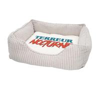Panier pour Chien et Chat Rembourré - Terreur Nocturne Halloween Blague Humour - Lit Confortable avec Coussin Déhoussable et Lavable Couchage Moelleux Imprimé en France Base Antidérapante