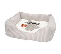 Panier pour Chien et Chat Rembourré - Vienne 86 Département Poitiers Carte Ancienne - Lit Confortable avec Coussin Déhoussable et Lavable Couchage Moelleux Imprimé en France Base Antidérapante