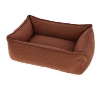 Kerbl Pet Lit Douillet Oliver pour Chiens, Tissu Robuste, Housse Lavable, Dessous antidérapant, Lit Moderne pour Chiens, Marron, 85x70x25 cm