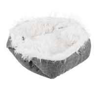 Panier pour Chien Lavable, Peluche Épaisse, Bords Relevés, Rectangulaire | Chien et Chat, Usage Maison au Sol, Tissu Peluche, Style Chaud, Automne Hiver, Confort
