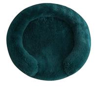 Panier pour Chien, Lit pour Animaux, Coussin, Canapé, Rembourrage Doux, Peluche, Bords Surélevés, Housse Amovible et Lavable, Antidérapant,Bleu 2,50 CM（<4KG）