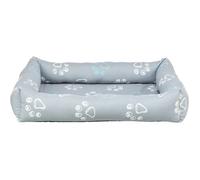 Panier Pour Chien - Trixie - Jimmy Look - Gris Clair - 90×65 Cm - Carré