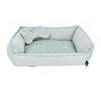 Panier pour chien - Trixie - Junior - 50 x 40 cm - Vert menthe/gris - 2 pièces