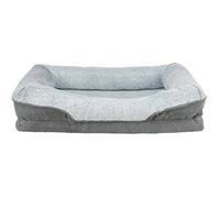 Panier pour chien - Trixie - Vital Lino - Orthopédique - 110 x 75 cm - Gris/Gris clair