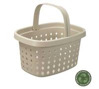 Panier pour courses avec anse en plastique - Caramel