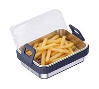 Panier pour friteuse à air - Outils de cuisine antiadhésifs résistants à haute température avec couvercle,Plat À Rôtir Et De Cuisson Compatible Airfryer | aliments croustillants à la maison et restaur