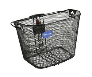 Panier pour guidon de vélo, fixation rapide, noir