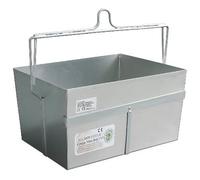 Panier pour Monte-charge - Panier en Acier Galvanisé pour Treuil - Coffre à Outils de Chantier pour Usage Professionnel (67x52x32 cm)