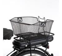Panier pour porte-bagages de vélo, noir
