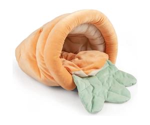 Panier pour rongeurs en peluche Duvoplus Carrot Multicolore 25x40x25 cm