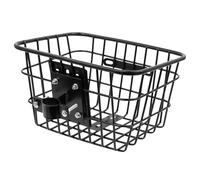 Panier pour scooter électrique, 1 ensemble avec ensemble de | Contenu du panier, accès chargement par le dessus ouvert, ensemble de et de serrage pour le stockage des