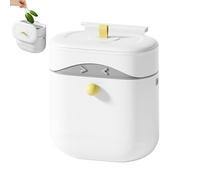 Panier Pour - Seau De 2,5 Gallons Monté Pour Compost | Sous Le Compost D'évier | Seau Avec Banc Top Avec Couvercle | Seau Scellé Pour Sauver De L'espace Pour