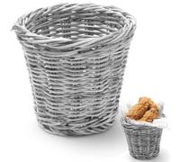 Panier pour snacks frits, gris chiné, diamètre 130 x 110 mm - Hendi 426043