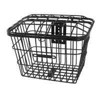Panier pour vélo, Panier de vélo en Fil métallique Robuste, capacité Amovible pour Transporter des Chiens, des Animaux domestiques et Courses