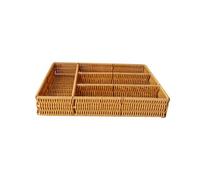 Panier prêt à l'emploi en plastique robuste pour le bureau à domicile avec double designs pour utilisation quotidienne Solution de rangement à la maison