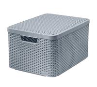 CURVER STYLE L Boite de rangement avec couvercle 44,5 x 33 x 24,8 cm gris 03619-099