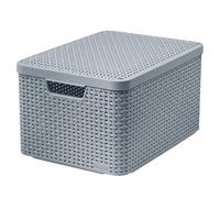 CURVER STYLE L Boite de rangement avec couvercle 44,5 x 33 x 24,8 cm gris 03619-099
