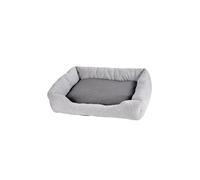 Panier rectangle pour animaux - Gris - L 50 x l 38 x H 13 cm