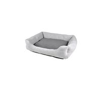 Panier rectangle pour animaux - Gris - L 60 x l 48 x H 14 cm
