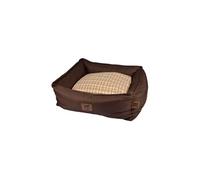 Panier rectangle pour chien - 55 x 50 cm Marron