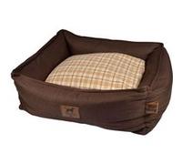 Panier rectangle pour chien - 55 x 50 cm Marron Marron G