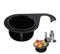 Panier récupérateur de nourriture pour évier, crépine d'angle d'évier - Panier de vidange de cygne de cuisine pour fruits,Swan de vidange d'évier de cuisine, crépine d'angle en acier in