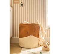 Panier Renard en sherpa caramel TU