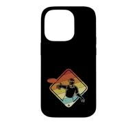 Panier rétro Disque de Golfeur Frisbee Golf Joueur discgolf Coque pour iPhone 14 Pro