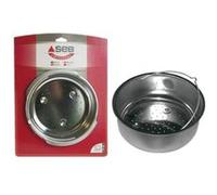 SEB Panier rigide Inox – 4,5/6/7,5 L – Ø 220 mm