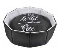 Panier rond à motifs flèche pour animaux "Wild et Free" - Noir/Blanc - D 48 x H 15 cm Noir G