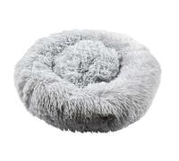Panier Rond Chien & Chat Apaisant 50cm Gris Polyester