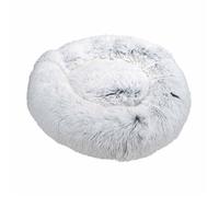 Panier Rond Chien & Chat ""Fluffy"" 75cm Blanc Chiné